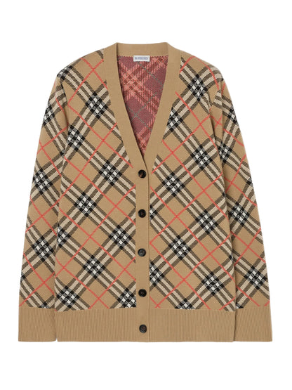 Burberry Gloria Check Cardigan