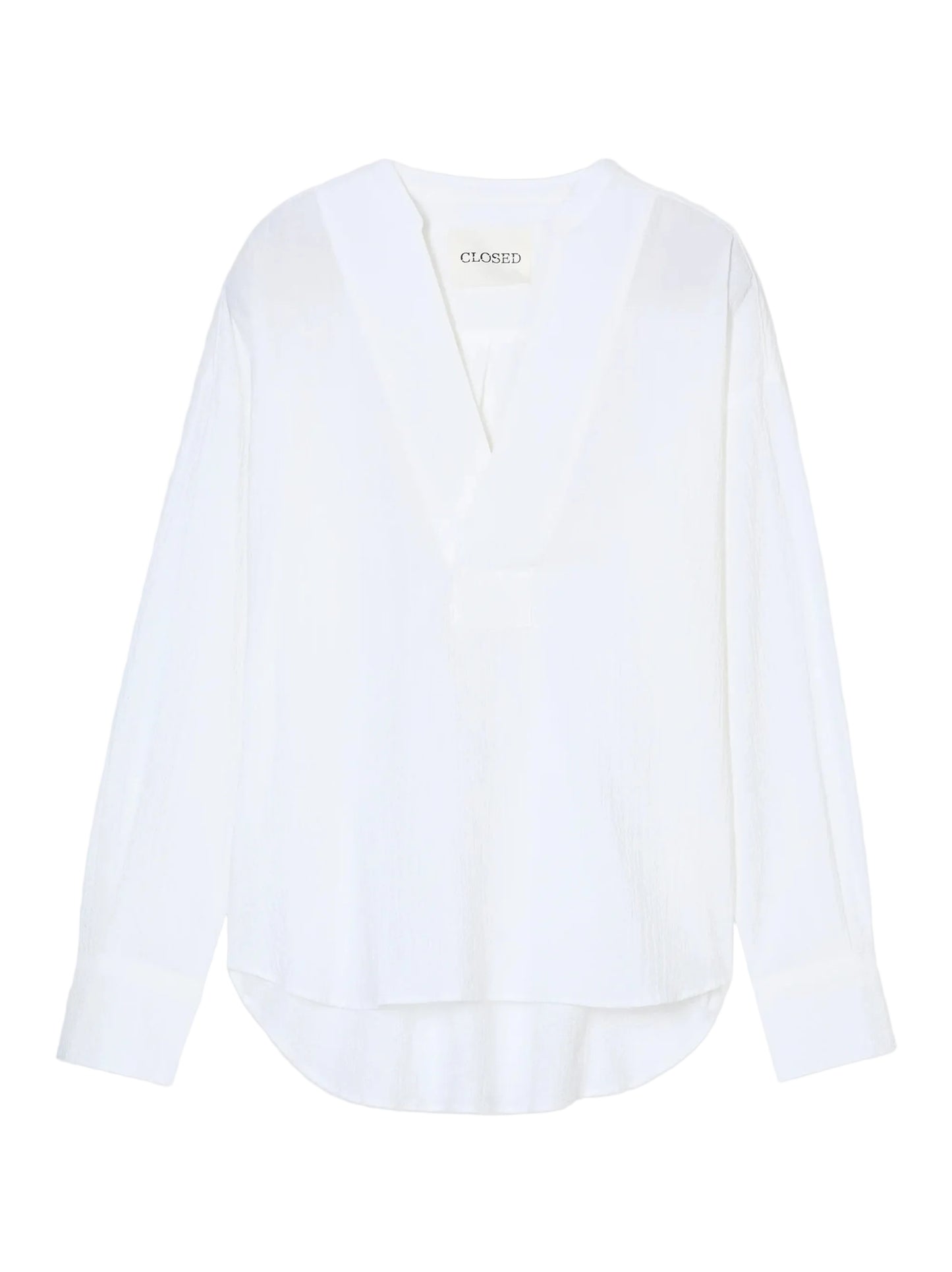 CLOSED White Placket Shirt in White