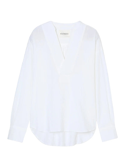 CLOSED White Placket Shirt in White