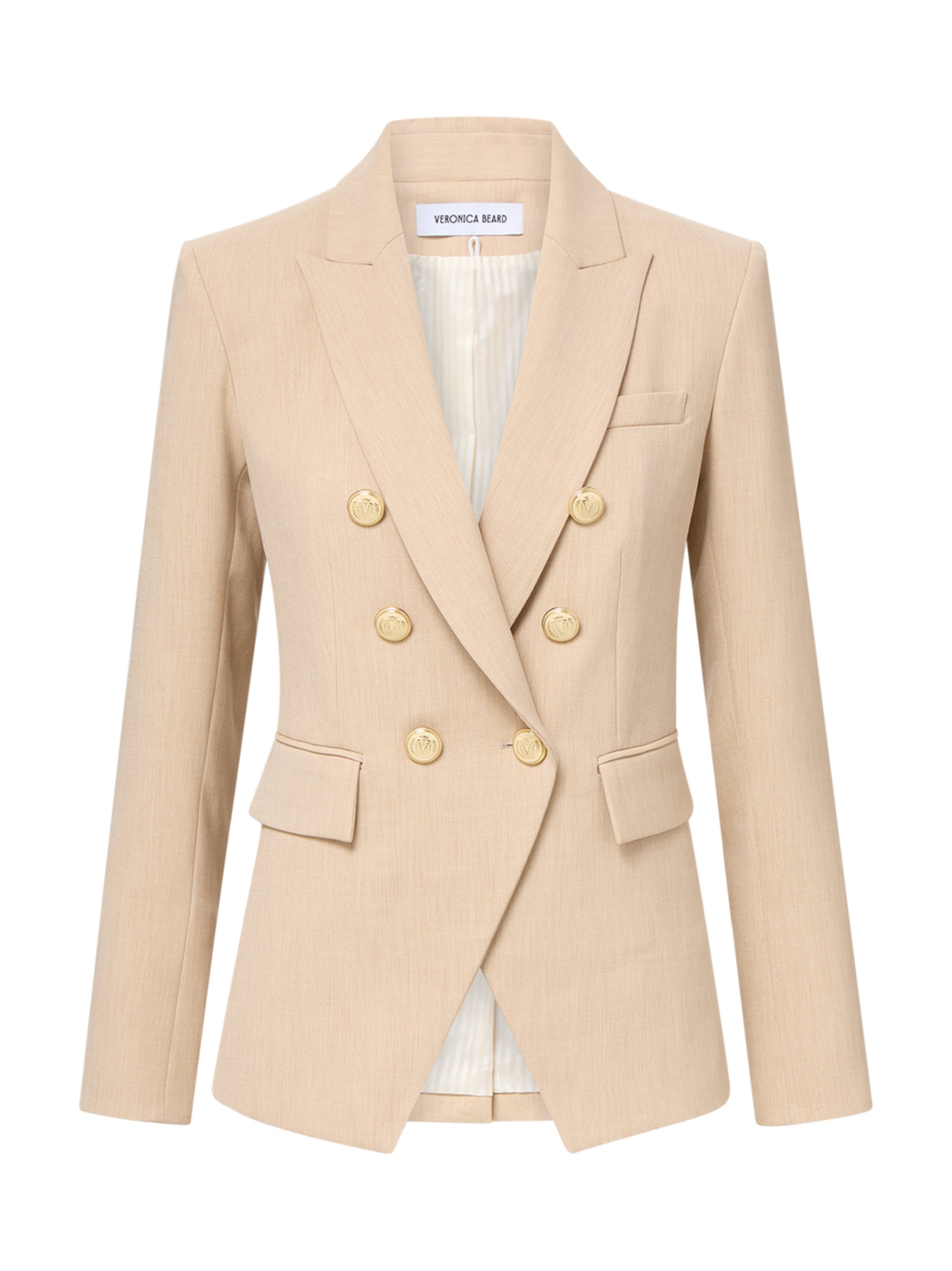 Veronica Beard Miller Dickey Jacket in Heathered Sand – Leigh's of
