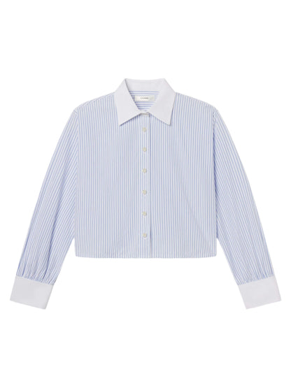 Frame Charles Shirt in Oxford Blue Multi