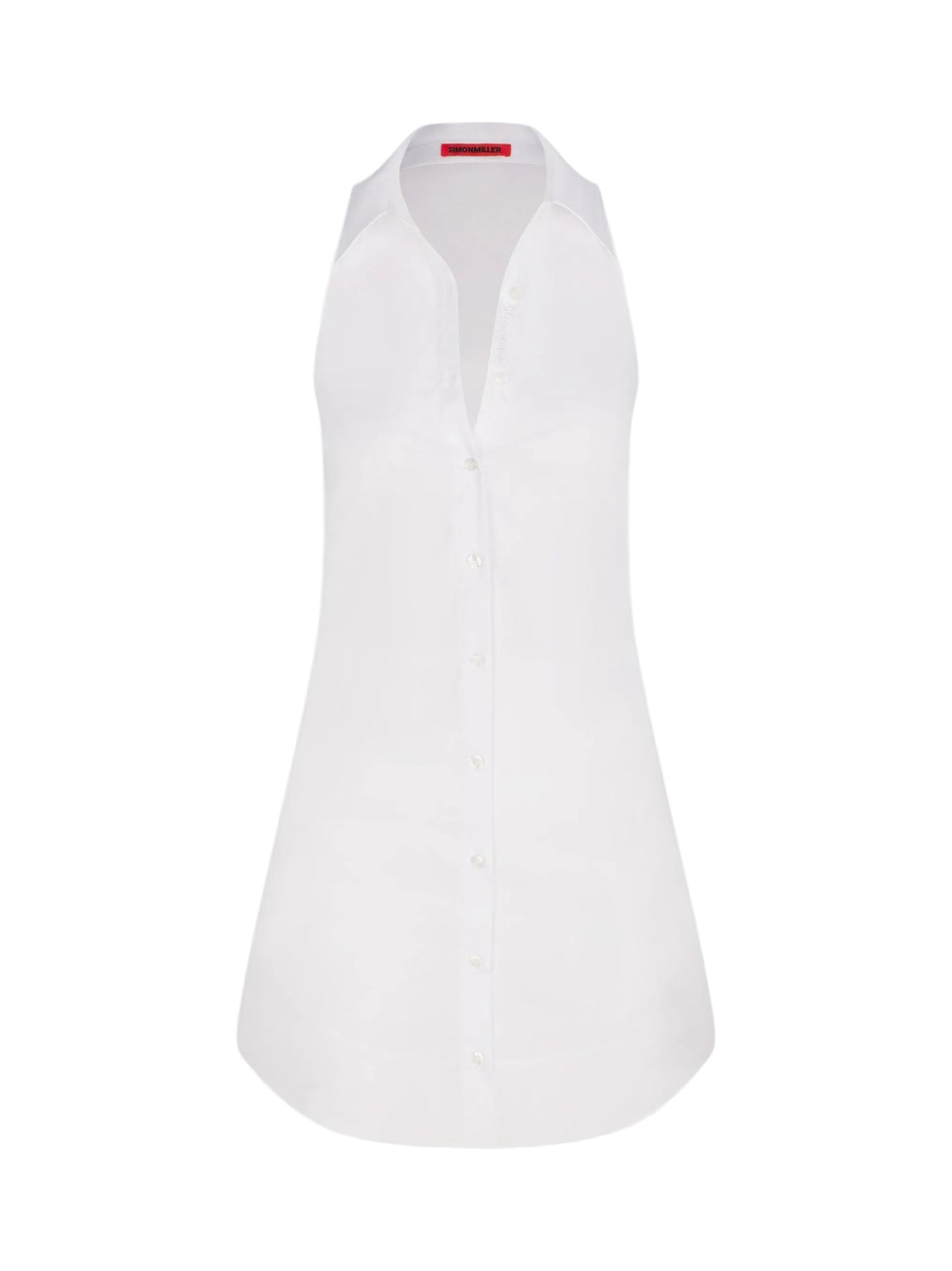 Simon Miller Loch Sleeveless Mini Dress in Macadamia