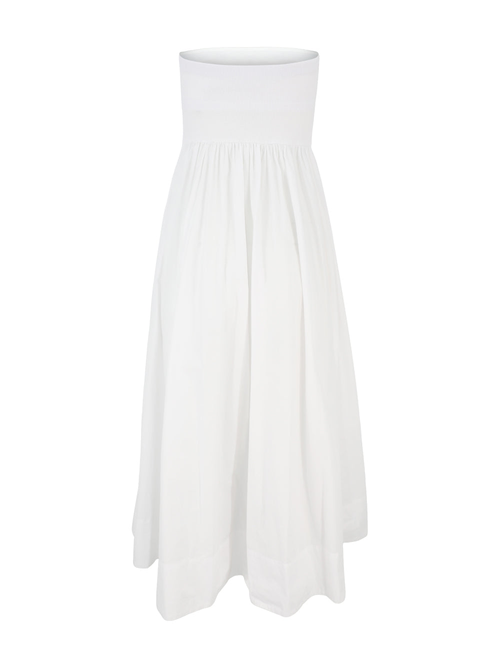 Enza Costa Cotton Resort Strapless Dress in White – Leigh's of Breton  Village