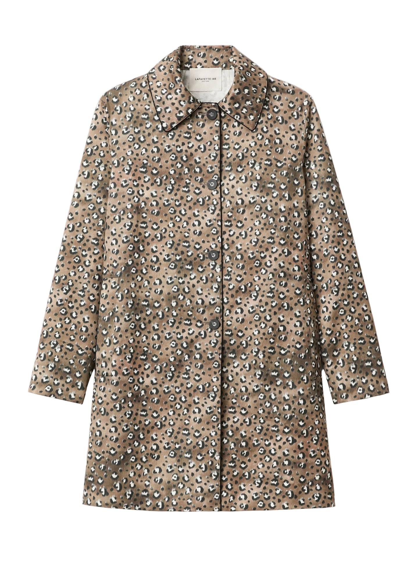 Leopard Overcoat Ctn Twill