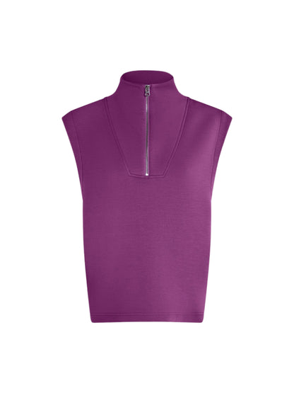 Varley Magnolia Half Zip Tank 2.0 in Striking Purple