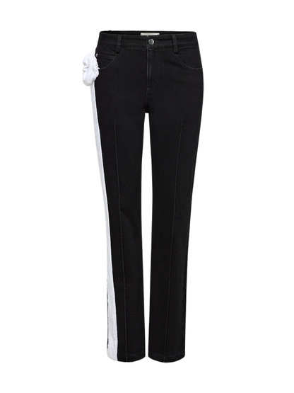 Hellessy Carin Jean in Black/Ecru