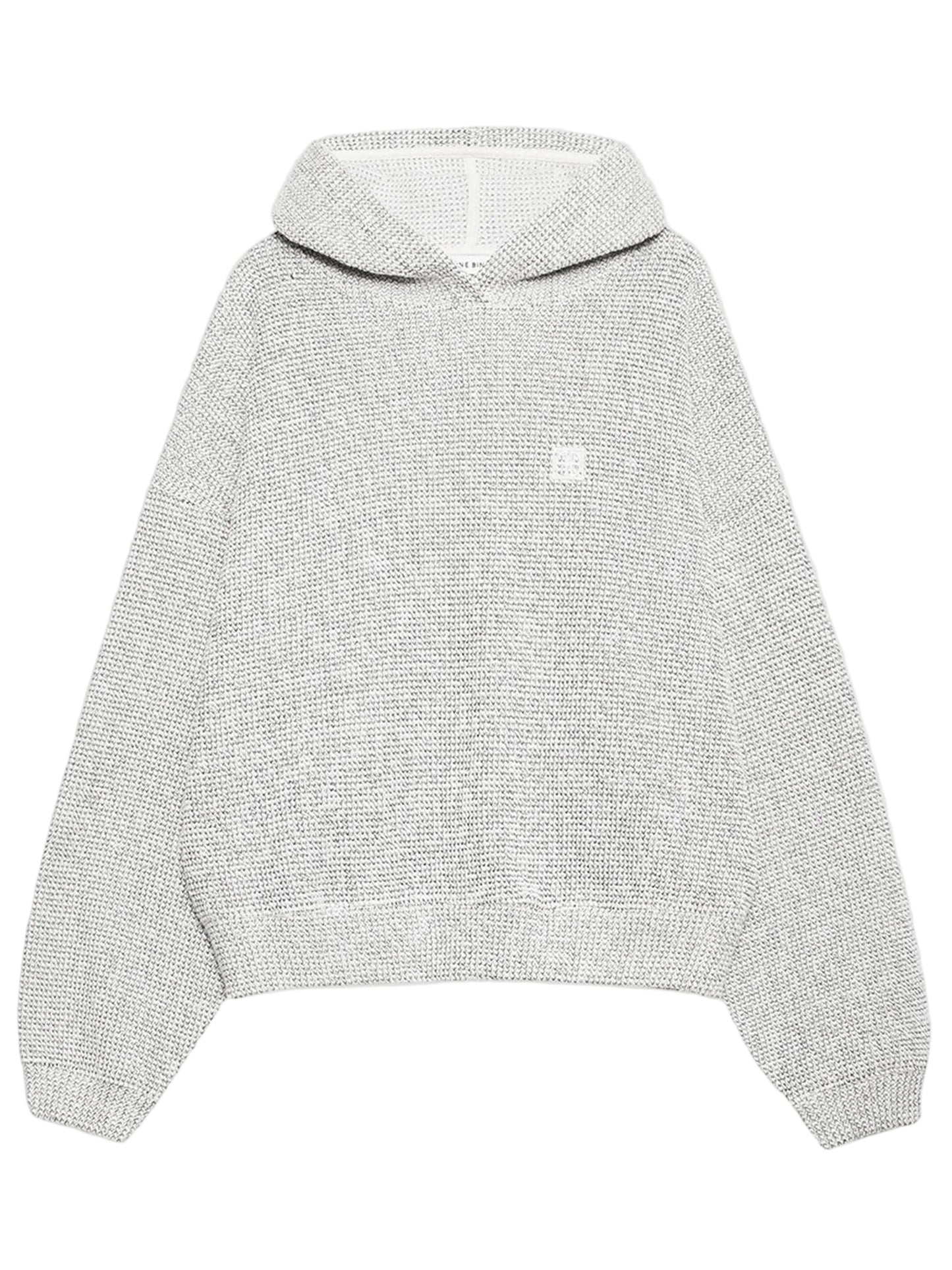 Anine Bing Alec Hoodie Framed Monogram in Multi
