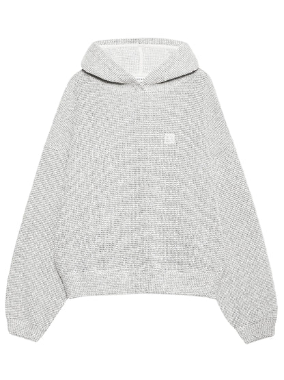 Anine Bing Alec Hoodie Framed Monogram in Multi