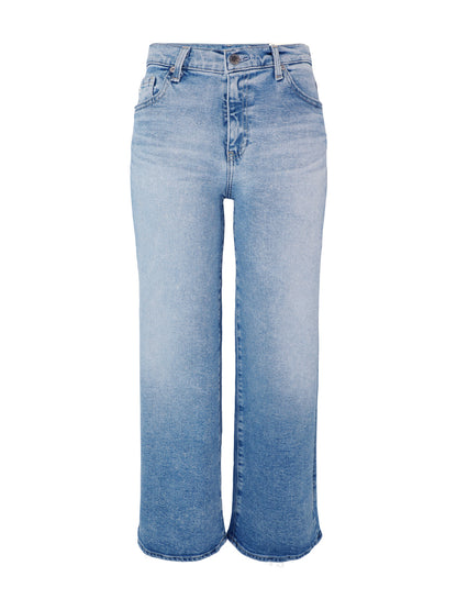 AG Jeans Saige Wide Leg Crop Jeans in Momento