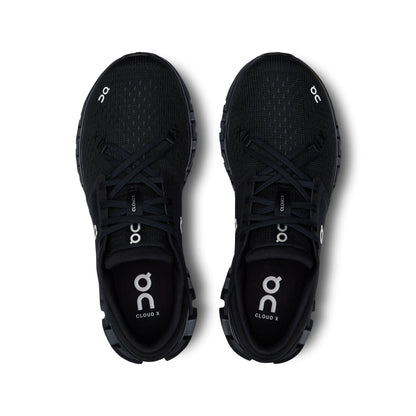 On Running Women's Cloud X4 Sneaker in Black/Eclipse