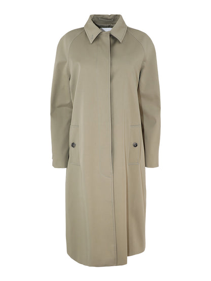 Anine Bing Randy Oversized Trench in Olive