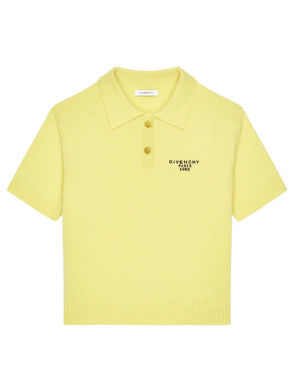 Givenchy Polo Top in Acid Yellow