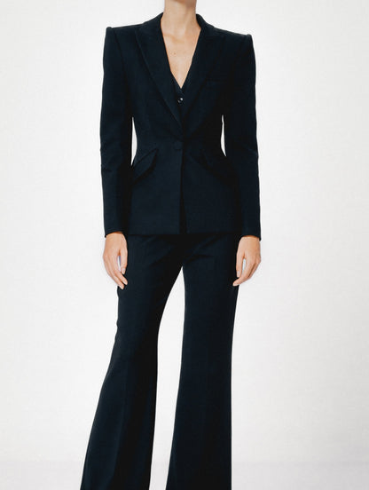 Sans Faff Sloan Structured Blazer in Black