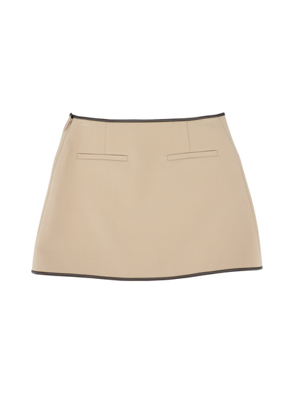 Simkhai Sheridan Mini Skirt in Light Camel – Leigh's of Breton Village