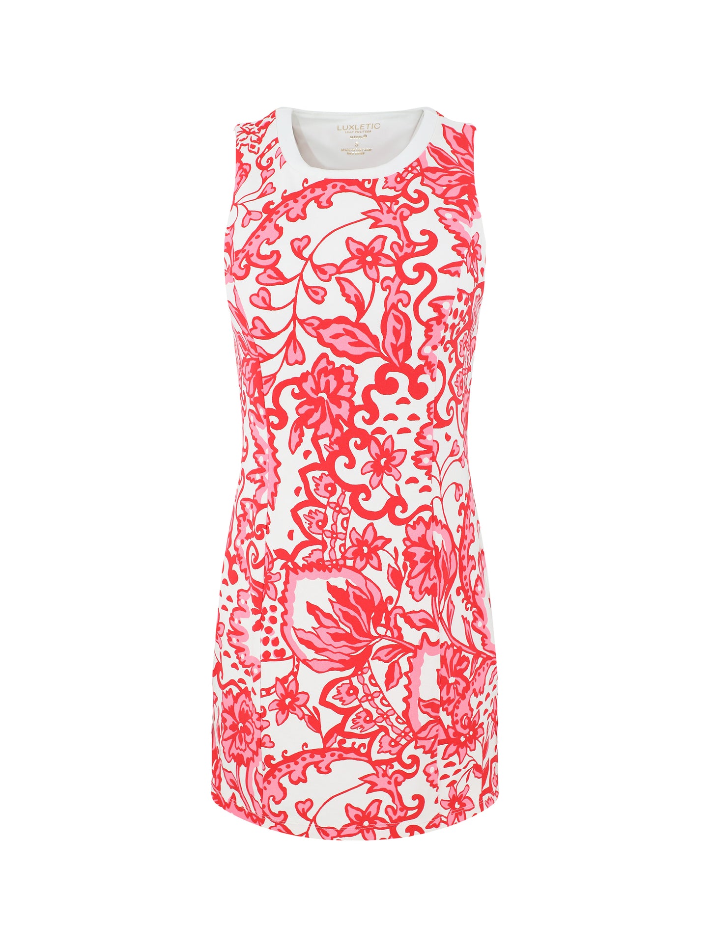Lilly Pulitzer Mela Active Dress UPF 50+in Coconut Spicy Socialite