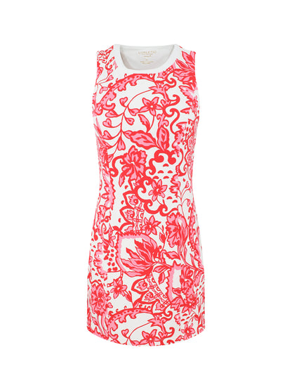 Lilly Pulitzer Mela Active Dress UPF 50+in Coconut Spicy Socialite