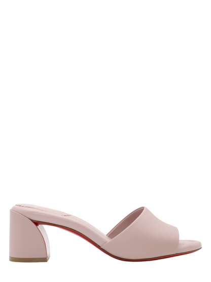 Christian Louboutin Jane Mule 55 Nappa in Vintage Rose | In-Store Only