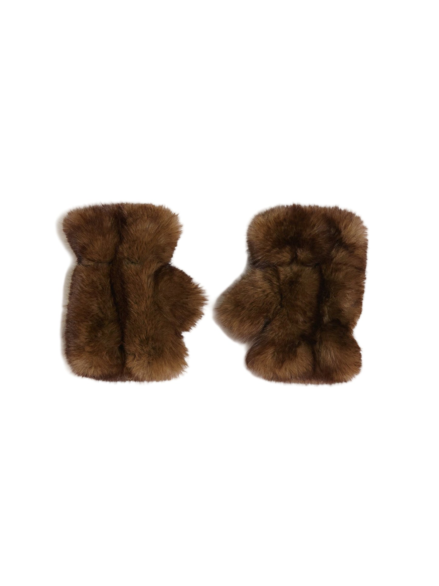 Apparis Ariel Mink Fingerless Gloves (More Colors)