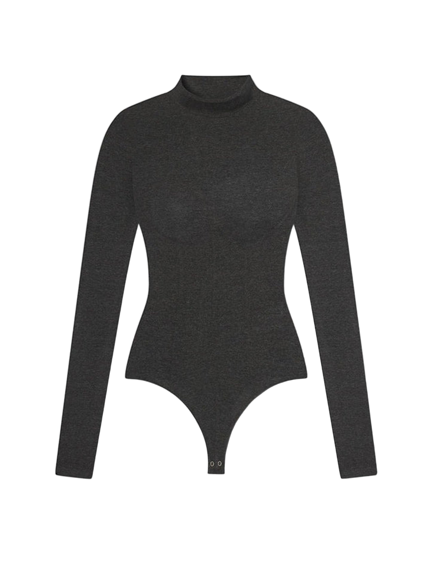 Agolde Wilma Bodysuit in Charcoal Heather