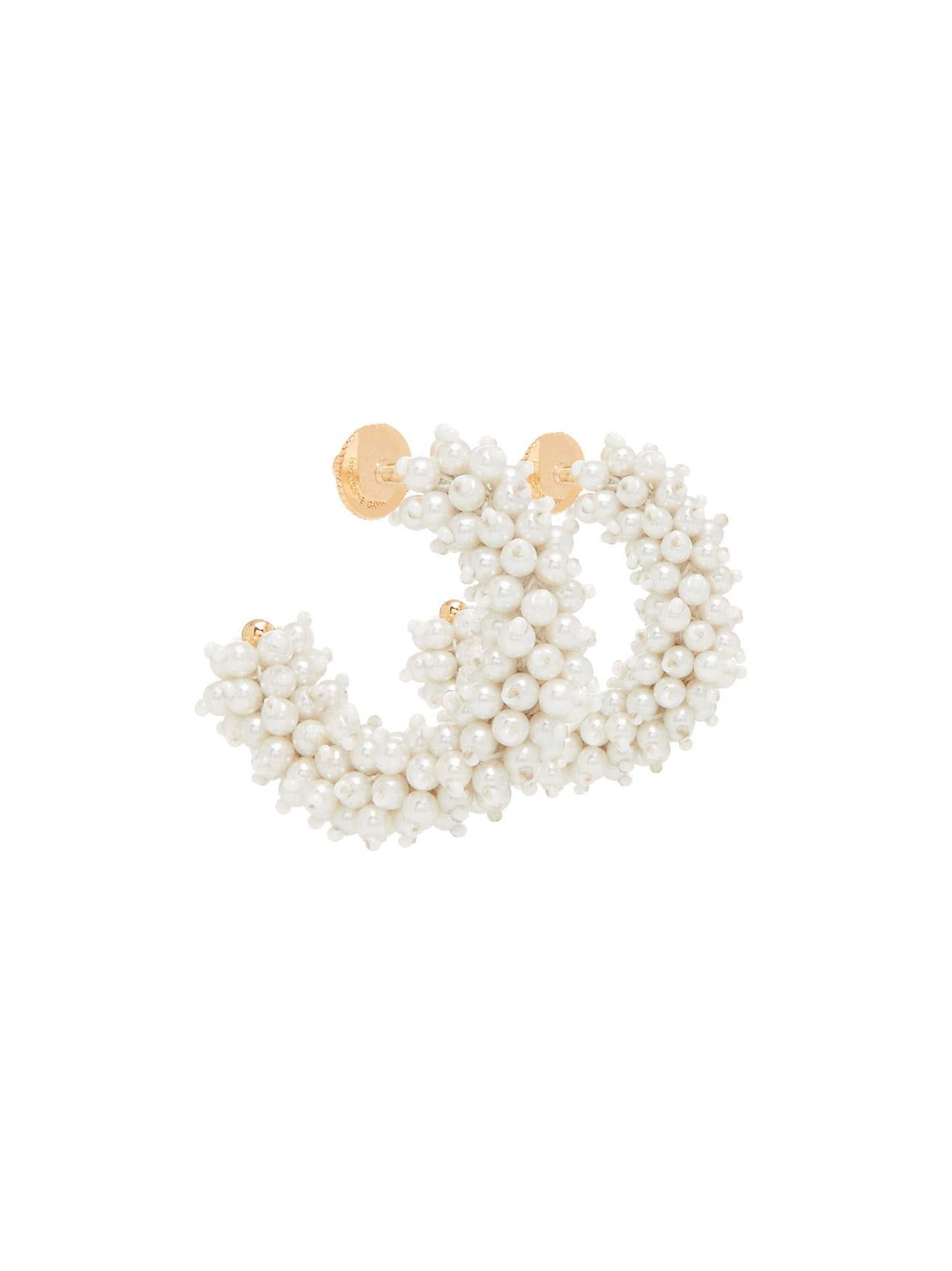 Mignonne Gavigan Taylor Mini Hoops in White Gold