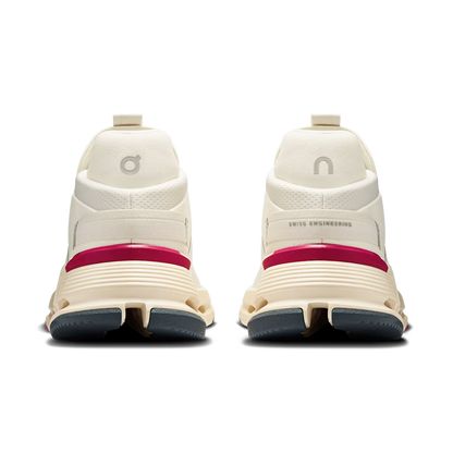 On Running Women's Cloudnova 2 in Ivory/Grenadine