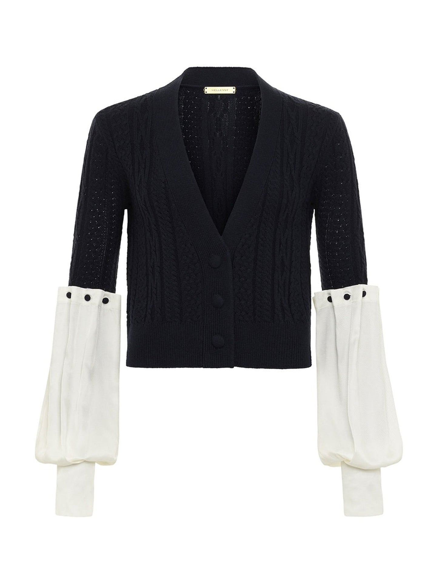 Hellessy Angelite Cardigan in Navy/White