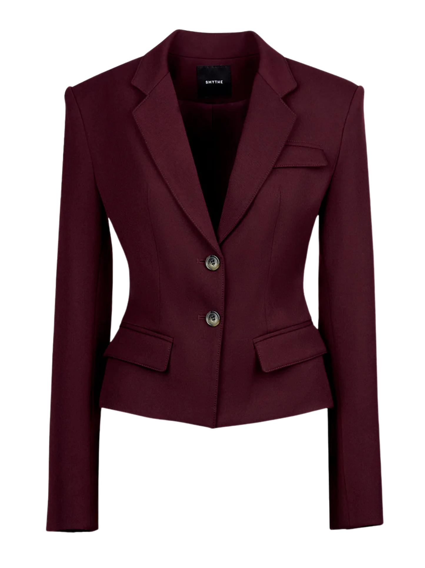 Smythe Two Button Tillie Blazer in Plum