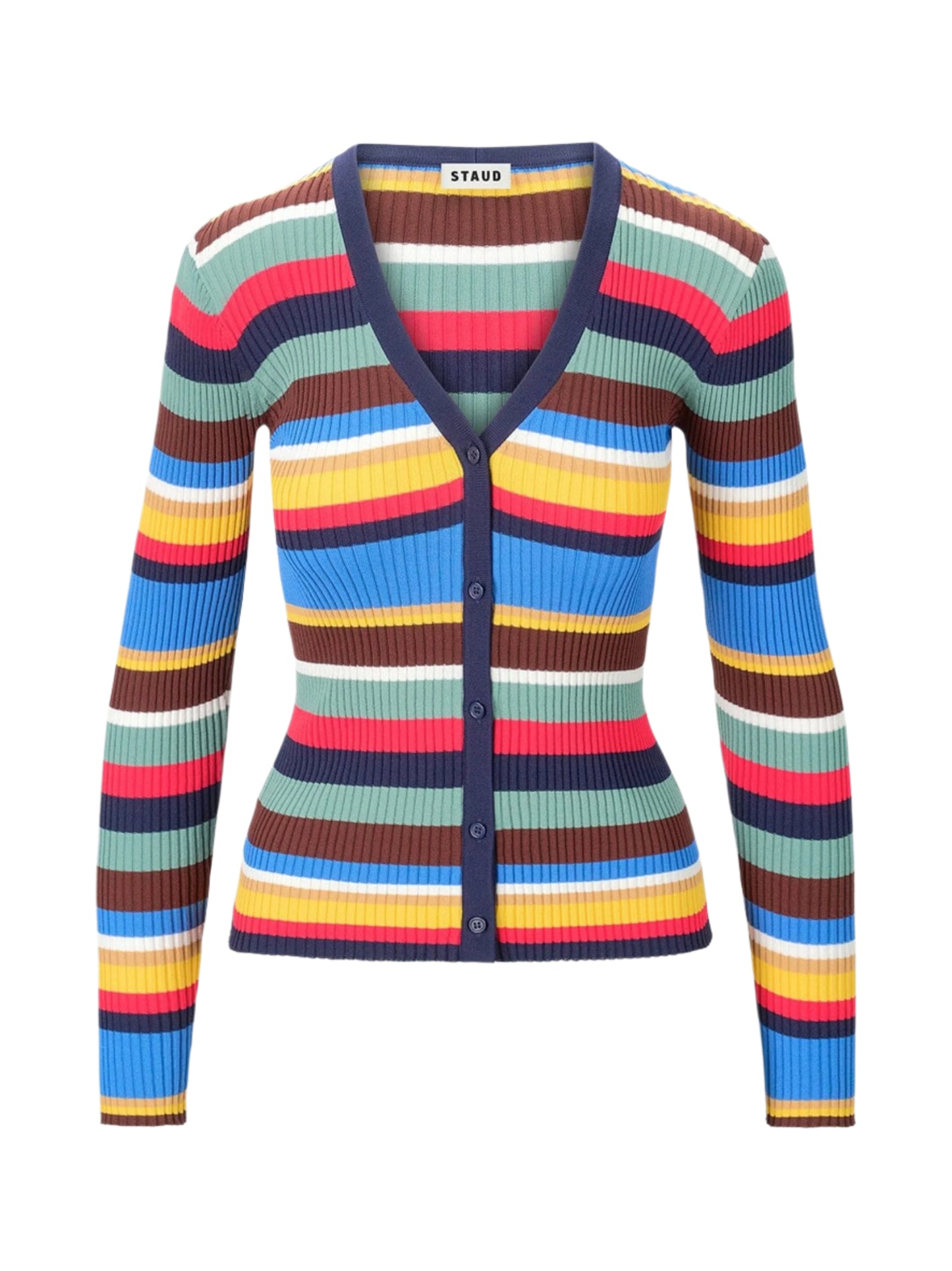 Staud Cargo Sweater in Market Stripe