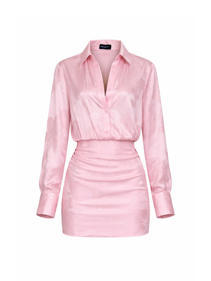 Retrofête Lettiss Dress in Rosa Tropical Jacq.