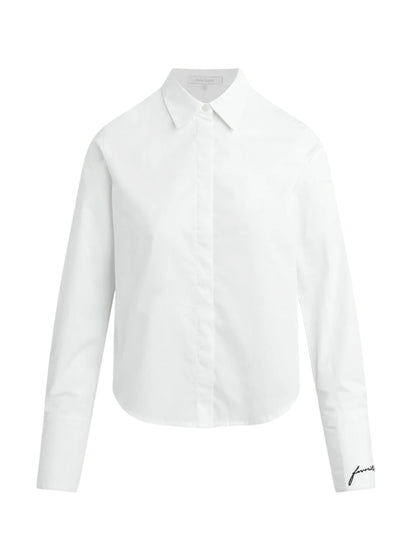 Favorite Daughter Classic Poplin Shirt in White