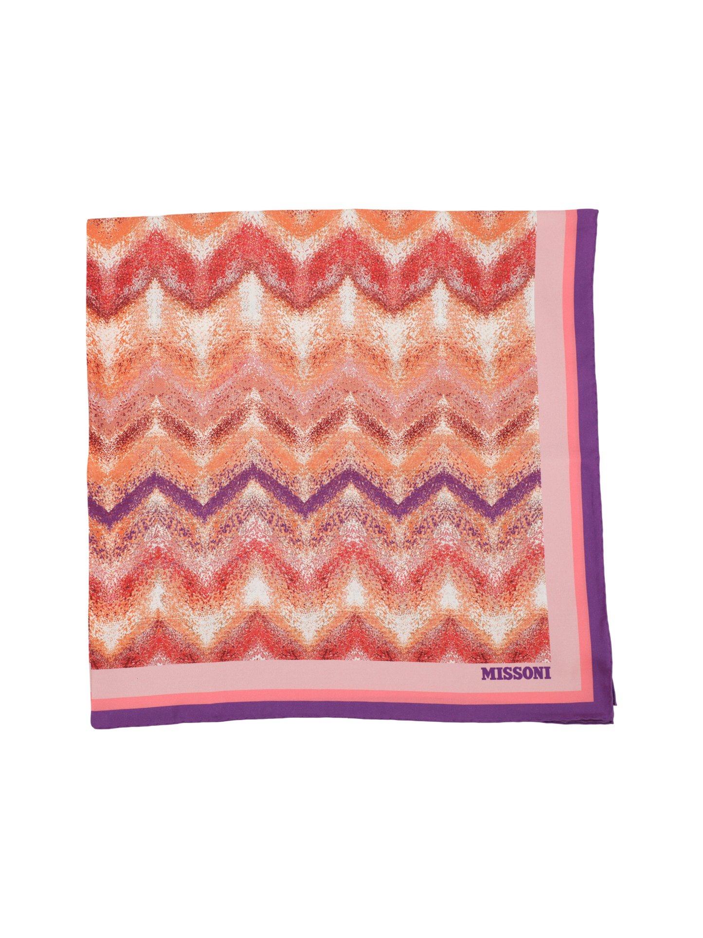 Missoni Pink Zigzag Foulard