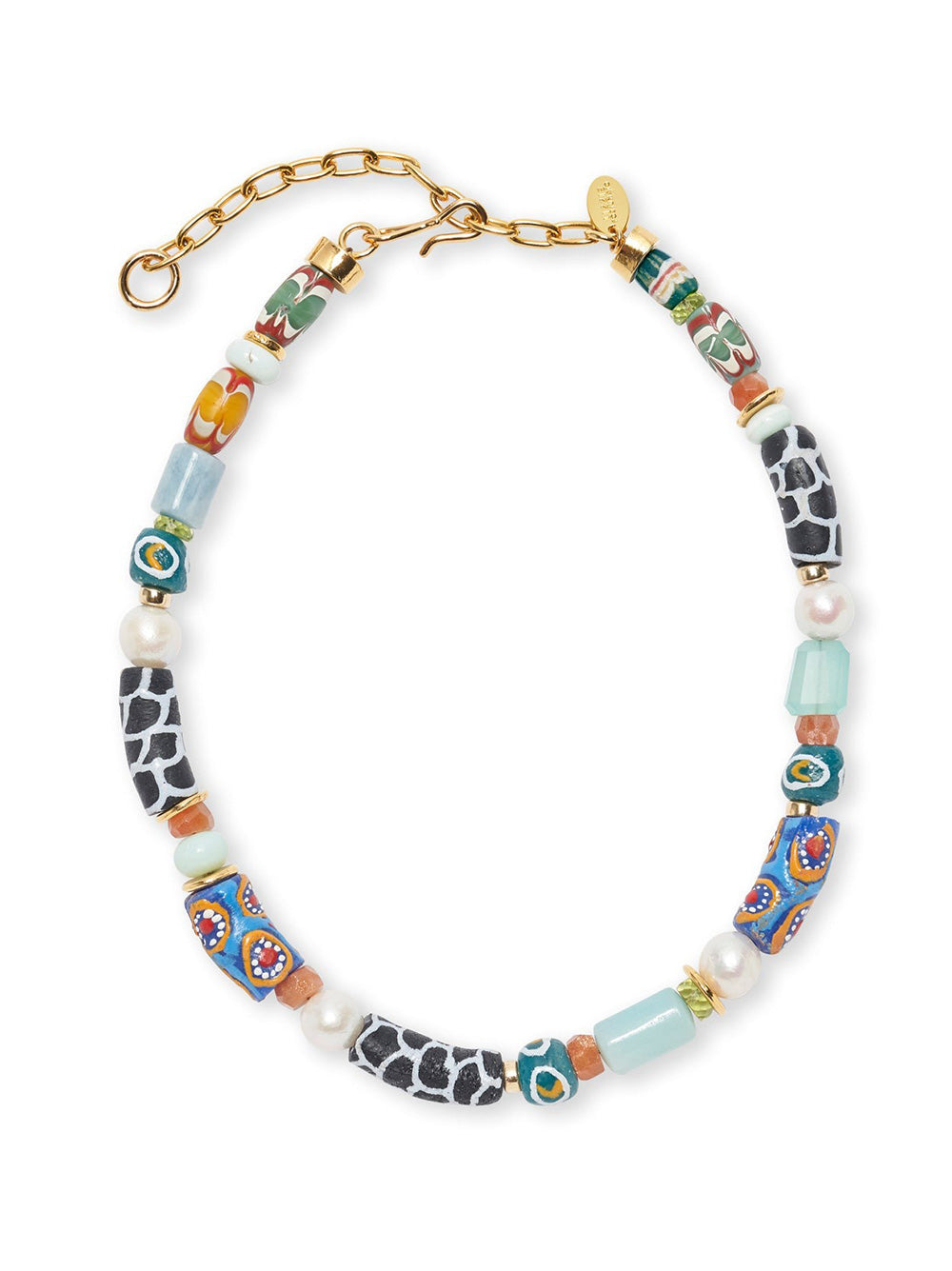 Lizzie Fortunato Souvenir Necklace in Deep Sea