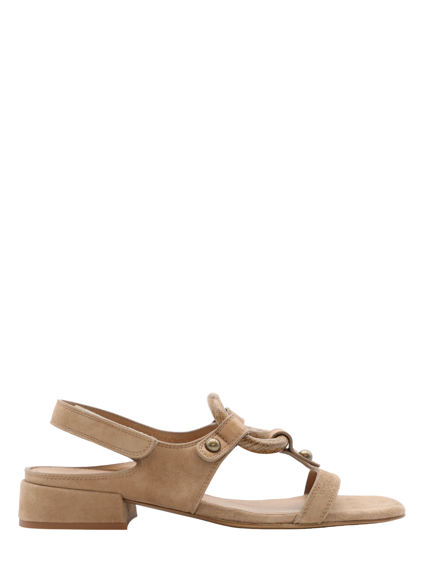 Pedro Garcia Elba in Beige Plush Suede-Oak