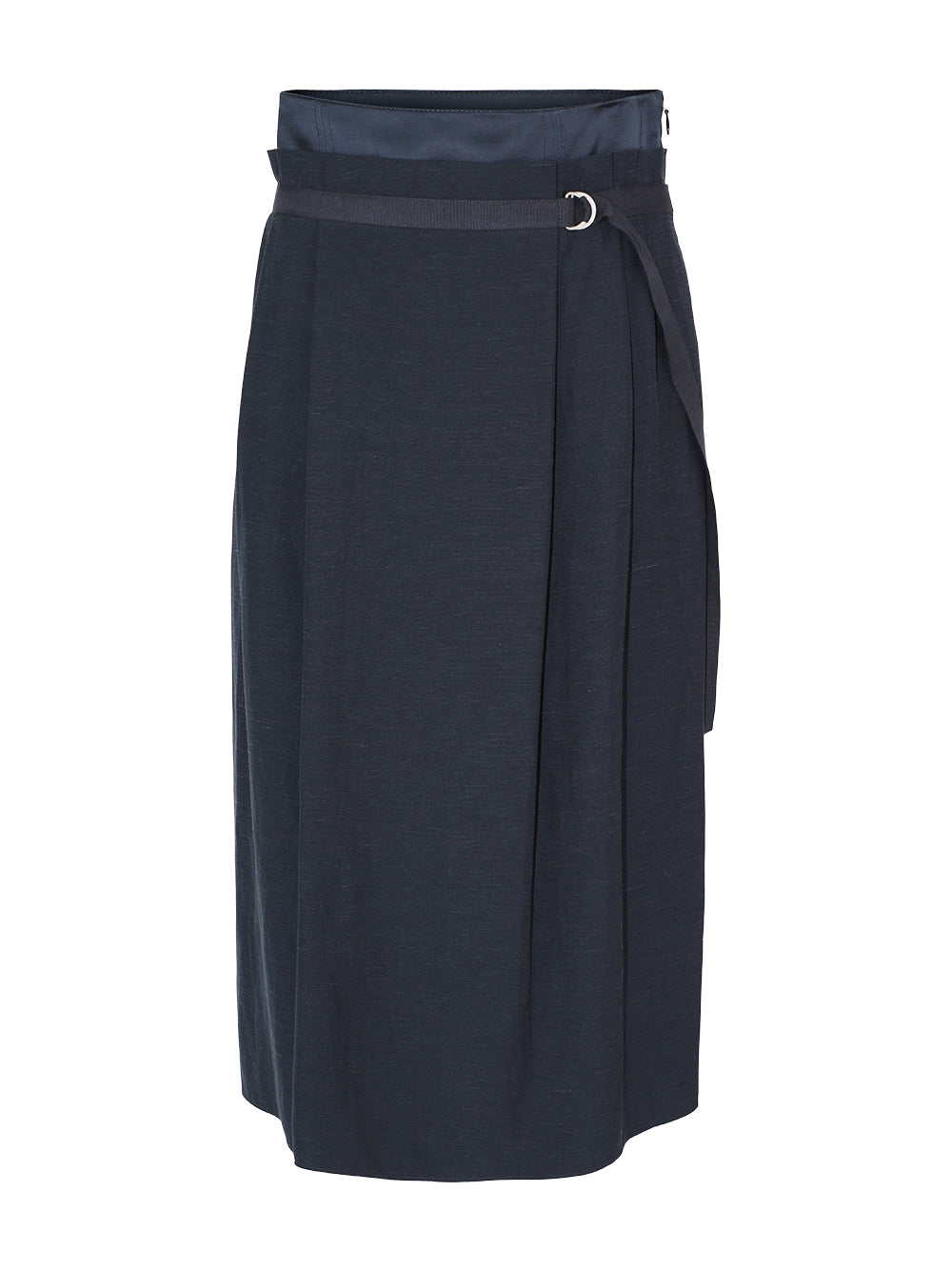 Vince Double Waist D-Ring Skirt in Coastal