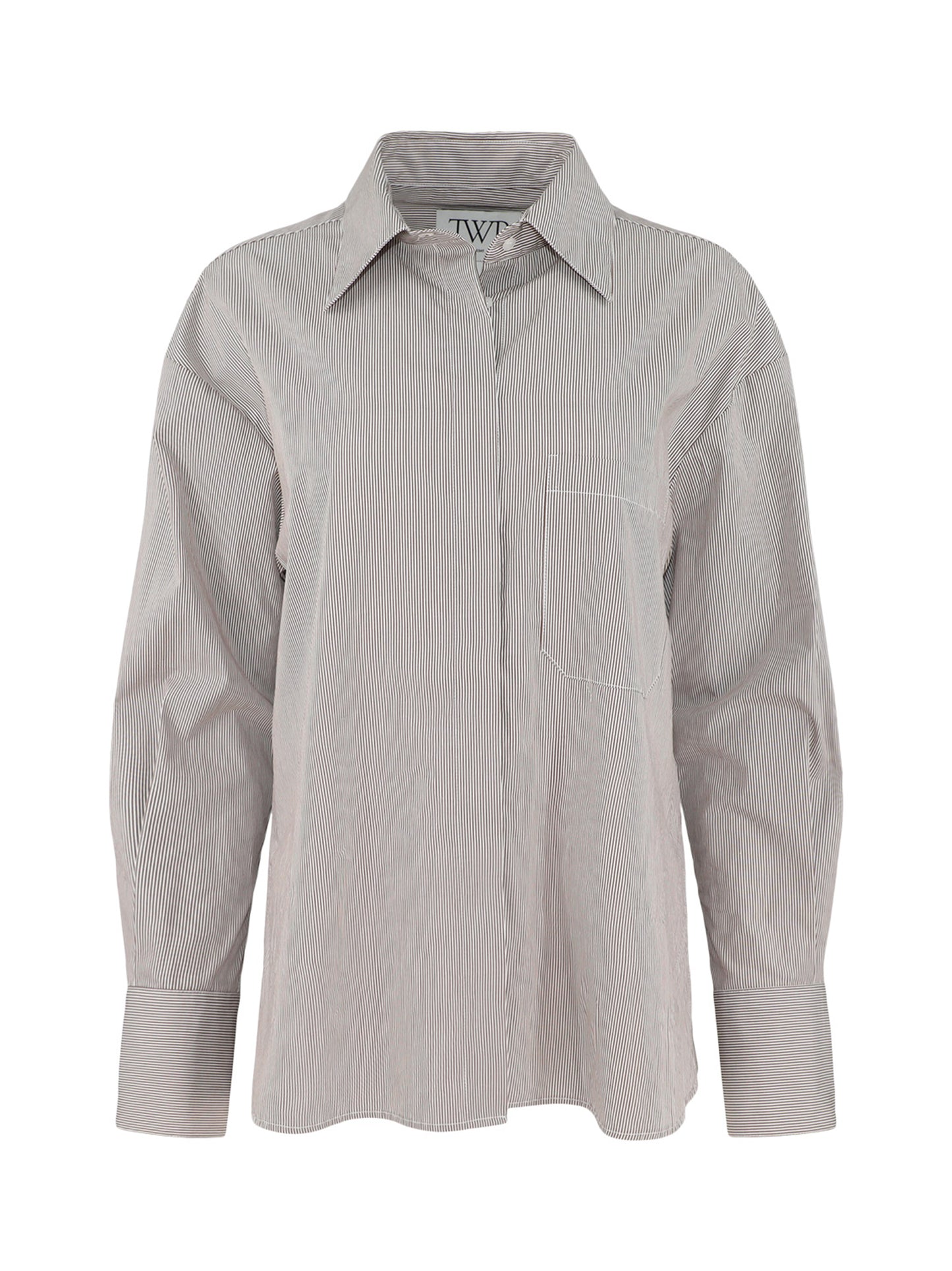 TWP E.B. Top in White/Chocolate