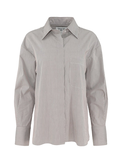 TWP E.B. Top in White/Chocolate