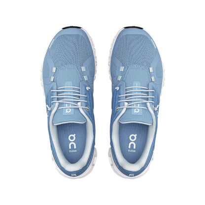 On Running Women's Cloud 6 Sneaker in Chambray/White