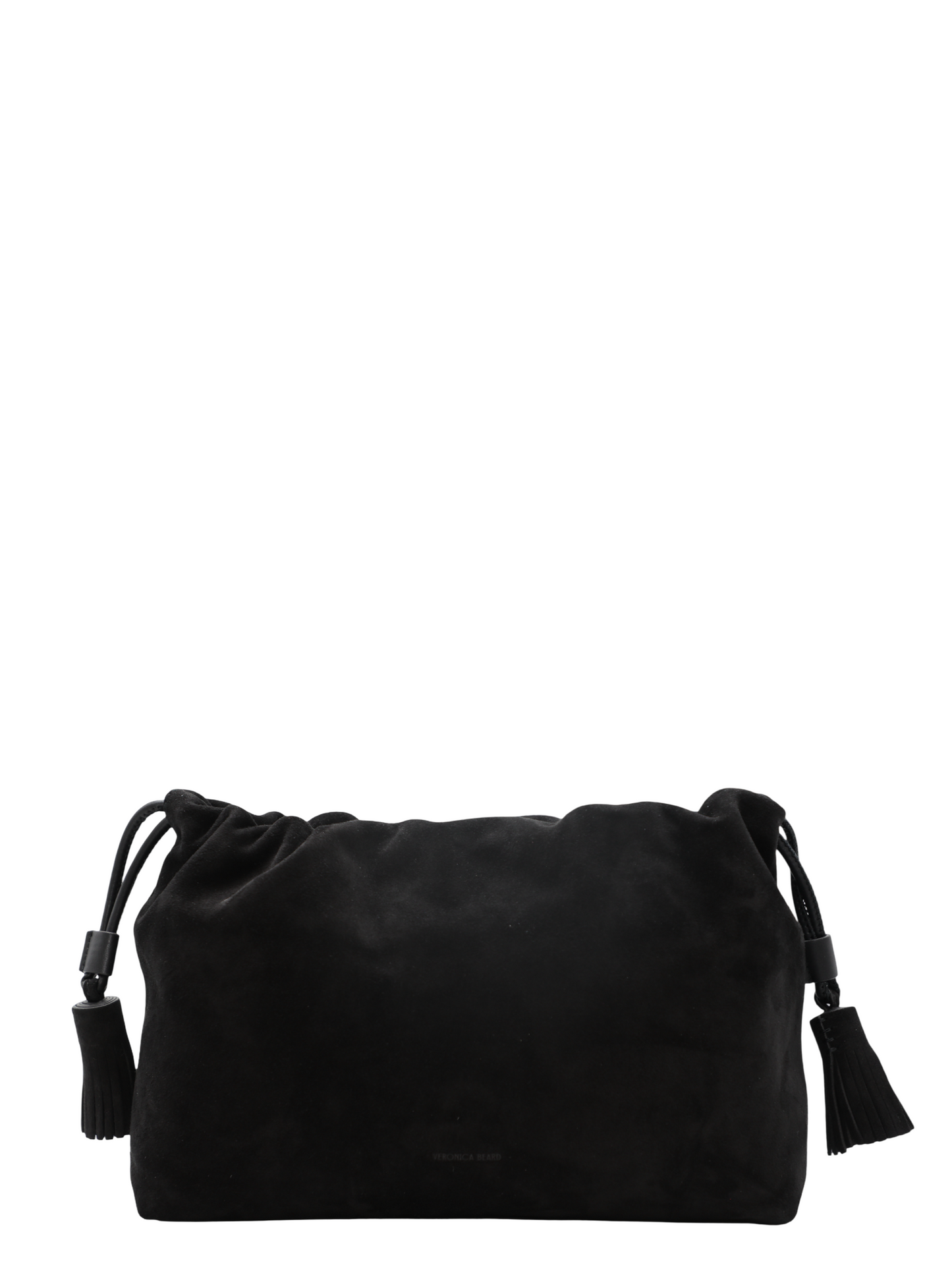 Veronica Beard Suede Veronica Beard Stash Bag in Black