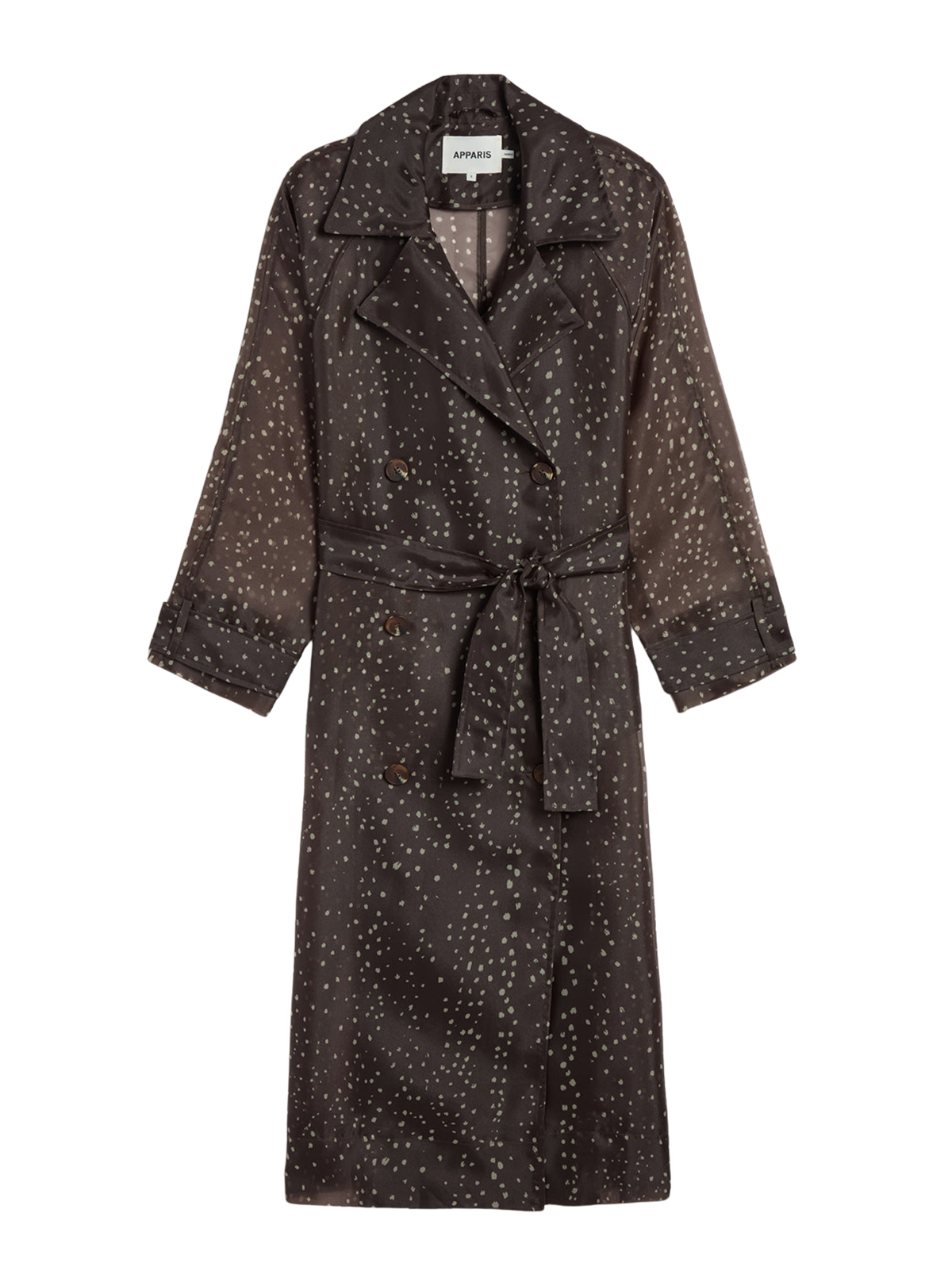 Lana Doe Organza Trench Coat