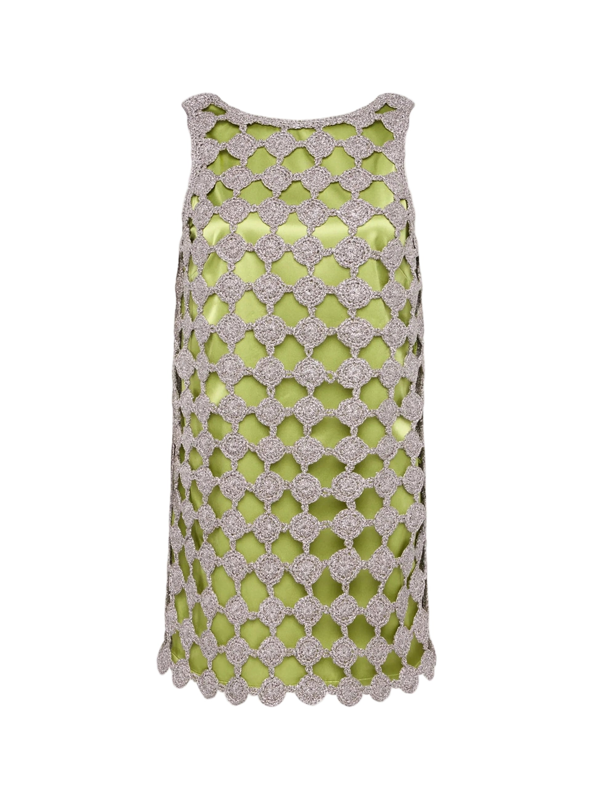 white christmas dresses Petit Fours Hand-Crochet Mini Dress main image 1