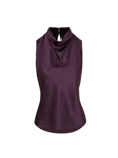Veronica Beard Tam Top in Dark Eggplant