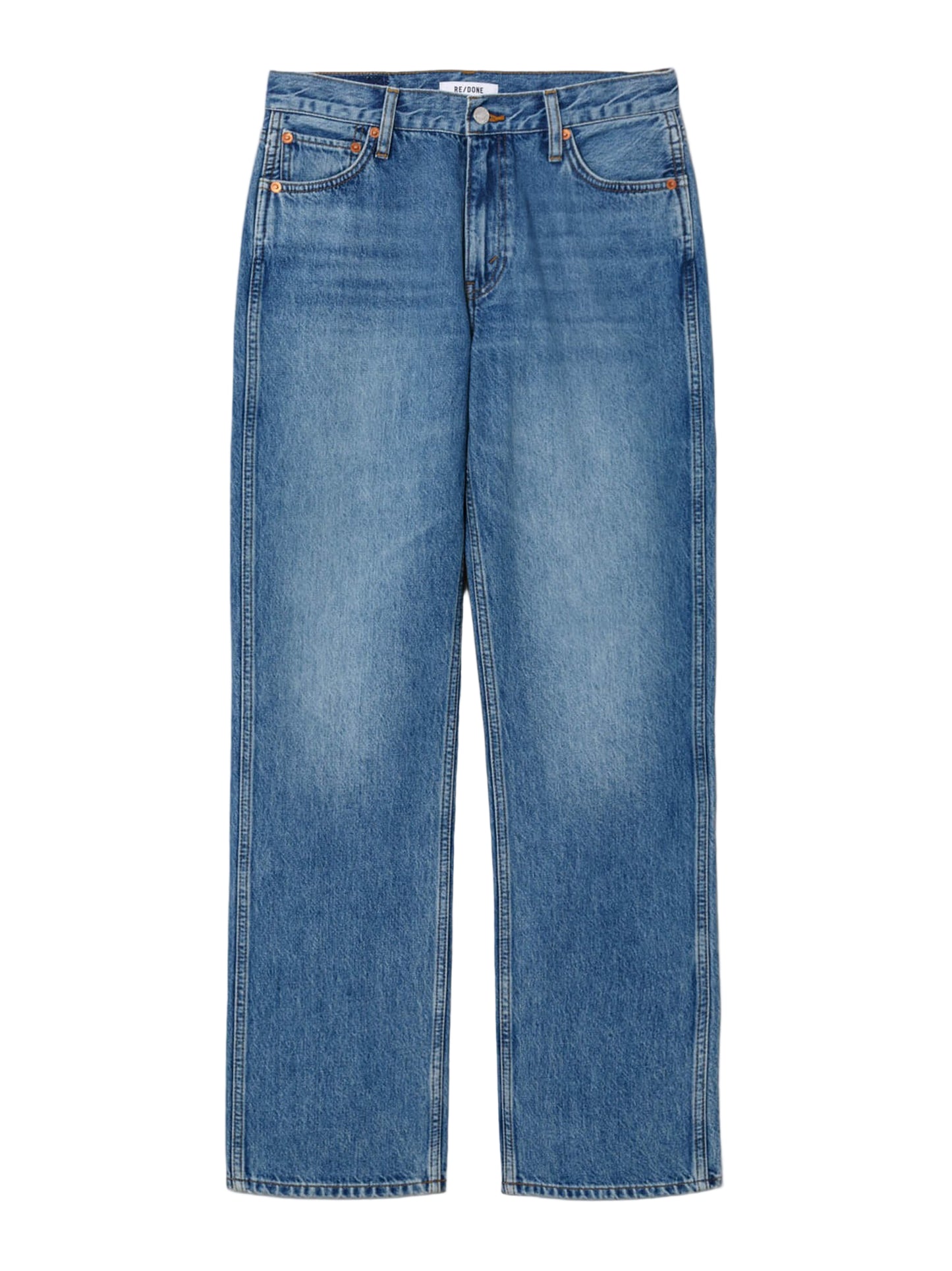 Re/Done 90s Mid Rise Loose in Medium Vain