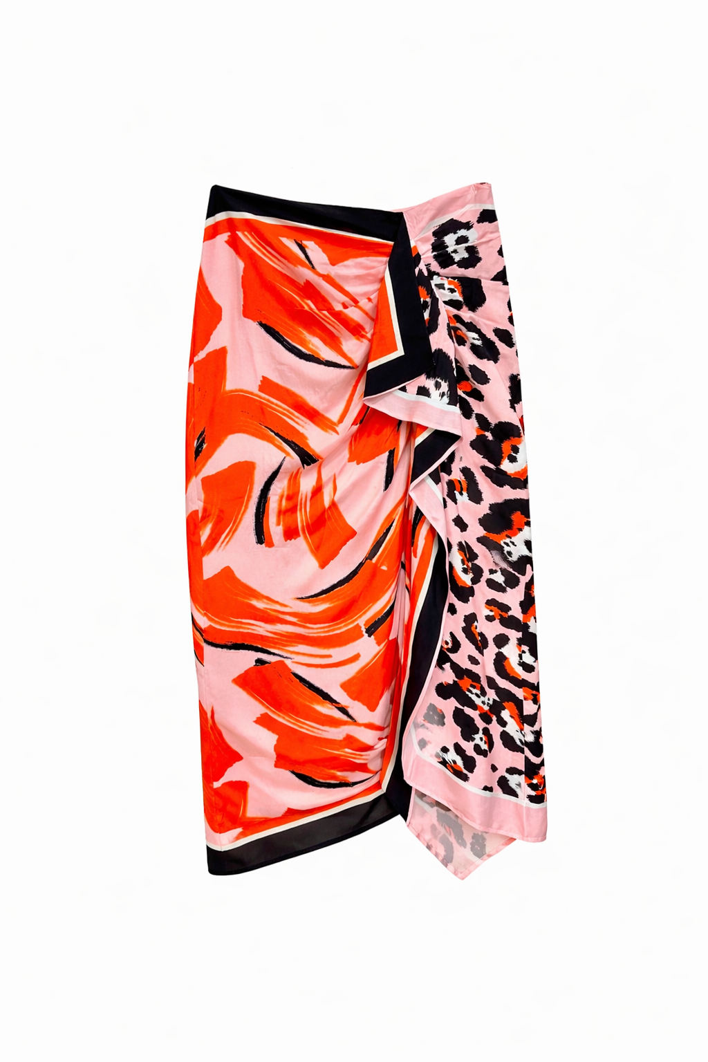 Essentiel Antwerp Juanita Two Print Midi Skirt in Safety First