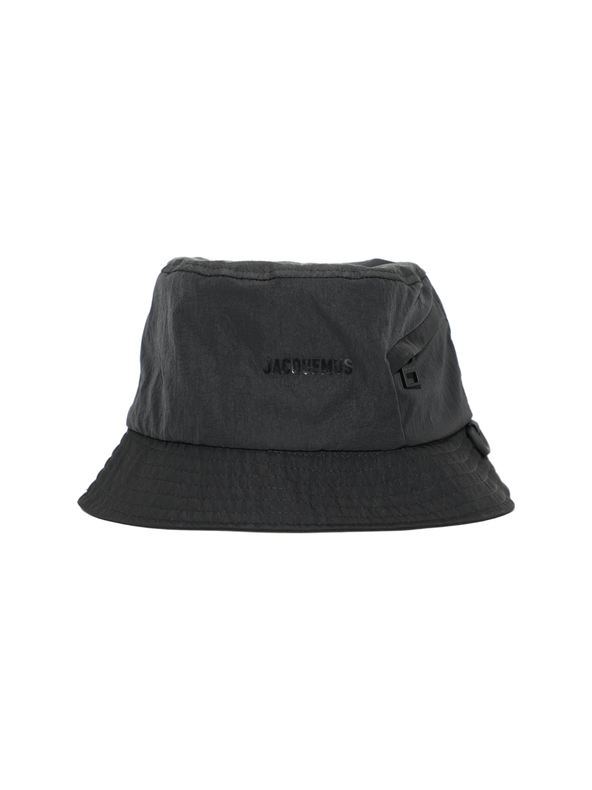 ハット JACQUEMUS SS25 LE BOB NYLON (255AC7163174 990) Jacquemus Le Bob Nylon Bucket Hat in Black – Leigh's of