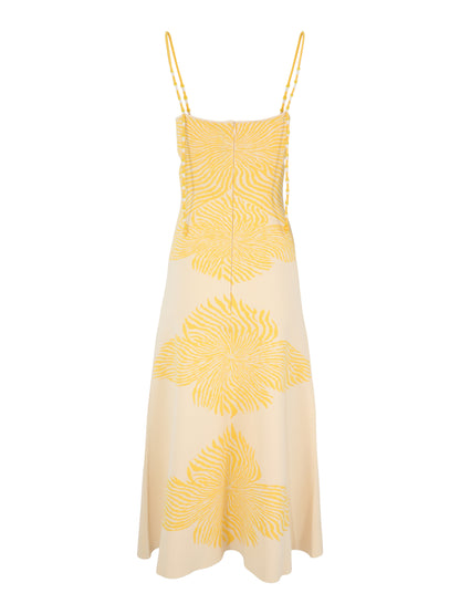 Alexis Rayana Midi Dress in Yellow Bloom