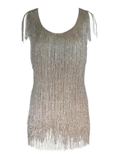 Galia Lahav Daisy Dress in Silver