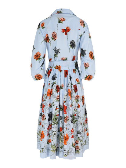 Cara Cara Raya Dress in Botanica Blue