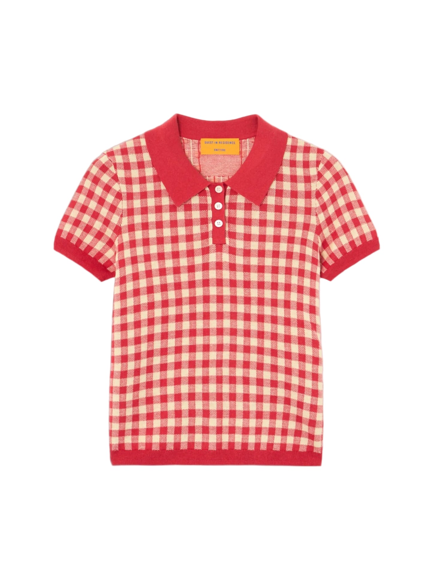 Gingham Shrunken Polo