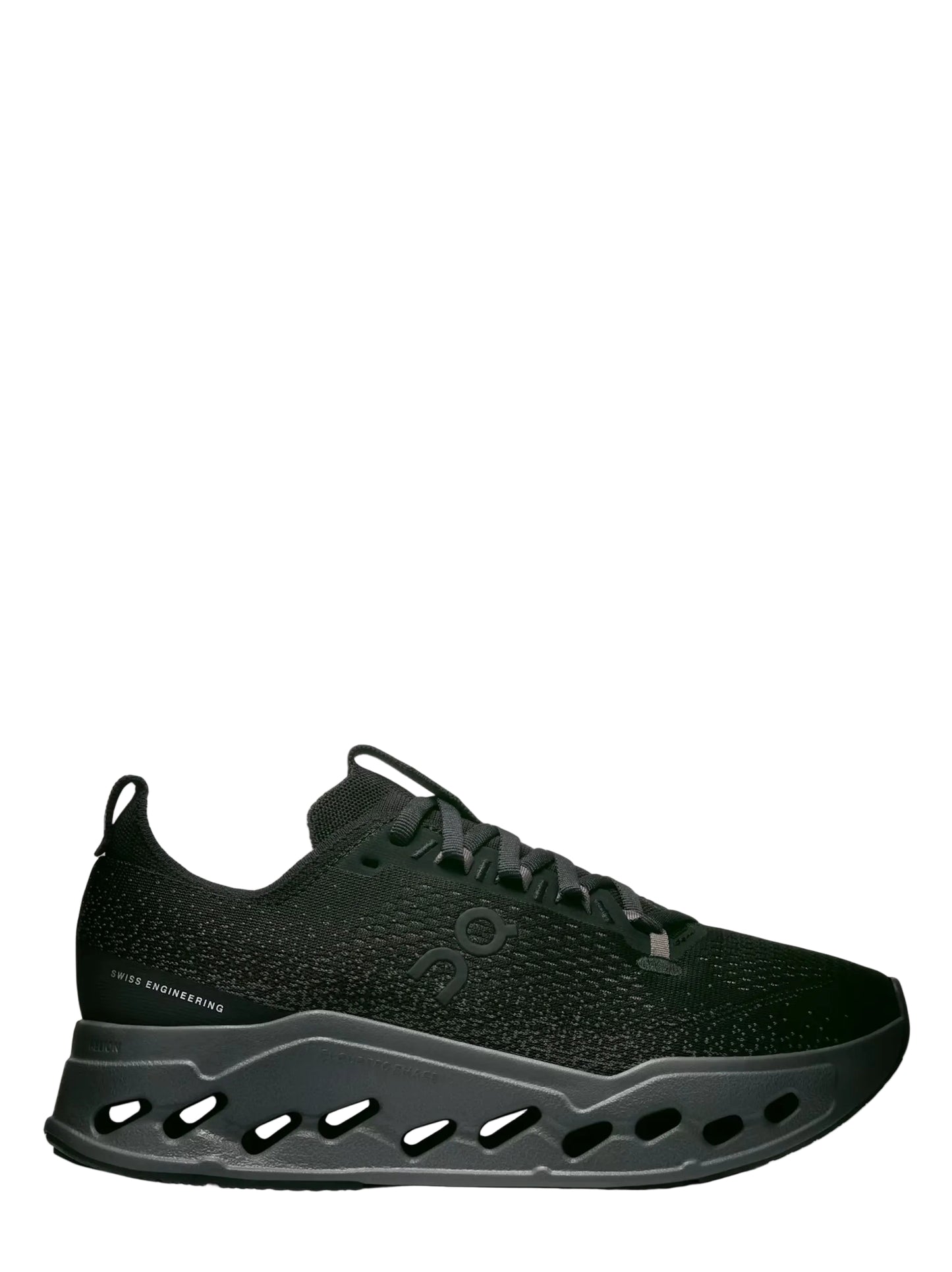 On Running Women's Cloudsurfer Max Sneaker in Black/Eclipse