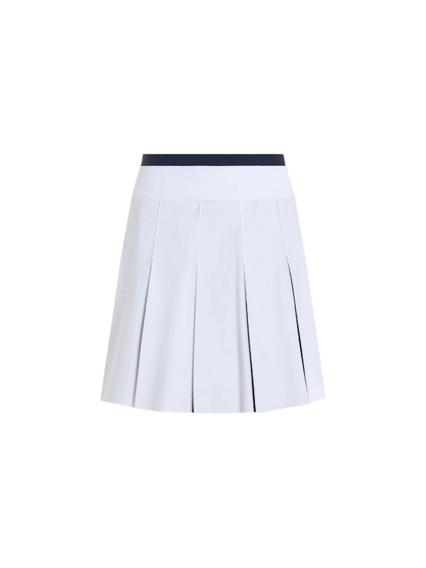 Varley Bronte 2-in-1 Skirt 15.5" in White/Blue Nights